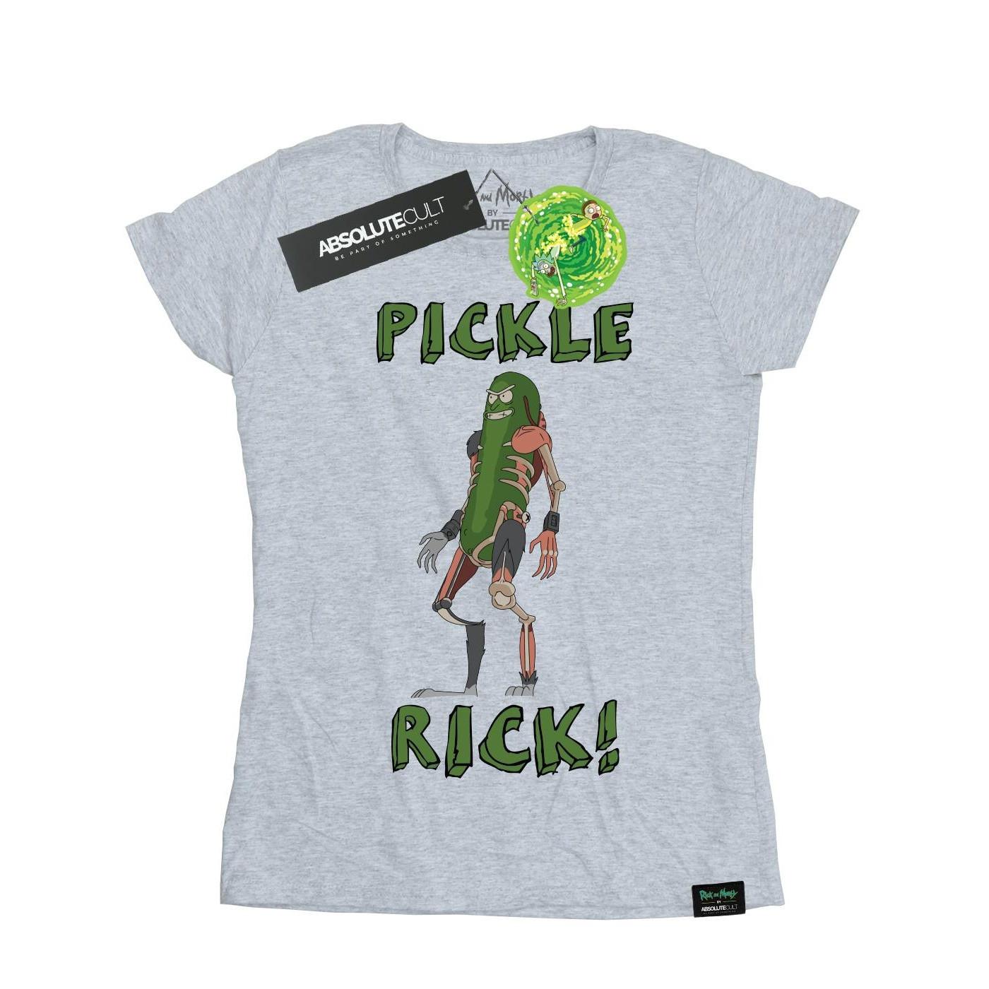 Pickle Rick Tshirt Damen Grau L von Rick And Morty