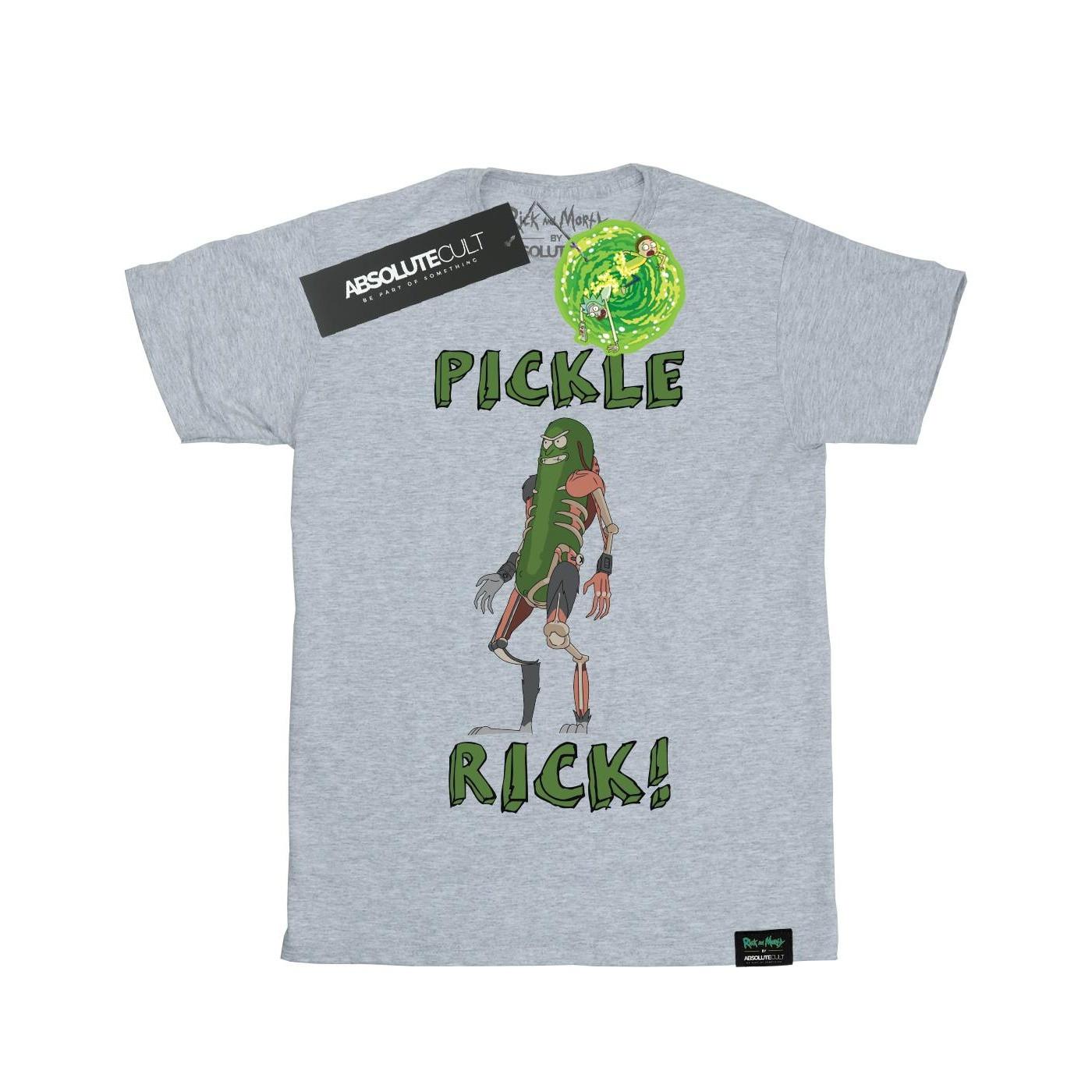 Pickle Rick Tshirt Herren Grau L von Rick And Morty