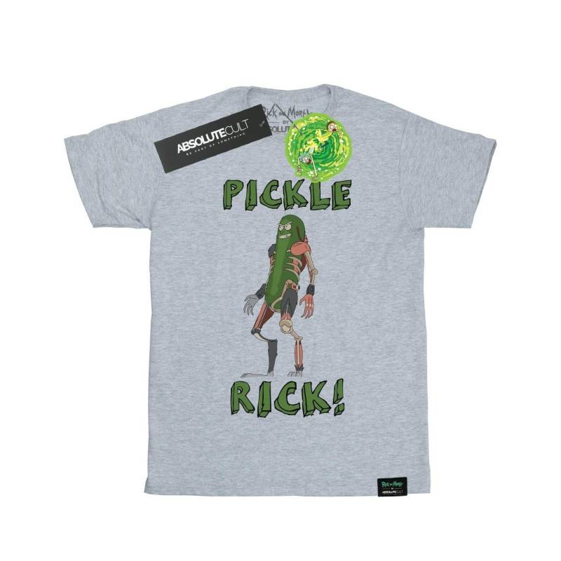 Rick And Morty - TShirt, für Herren, Grau, Größe L von Rick And Morty