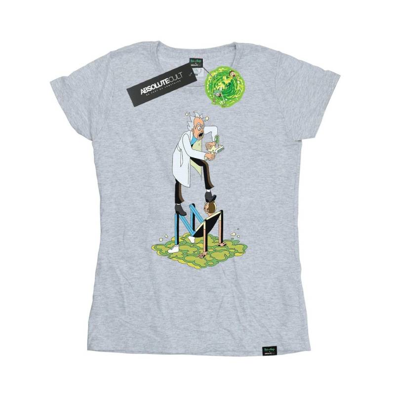 Stylised Characters Tshirt Damen Grau L von Rick And Morty