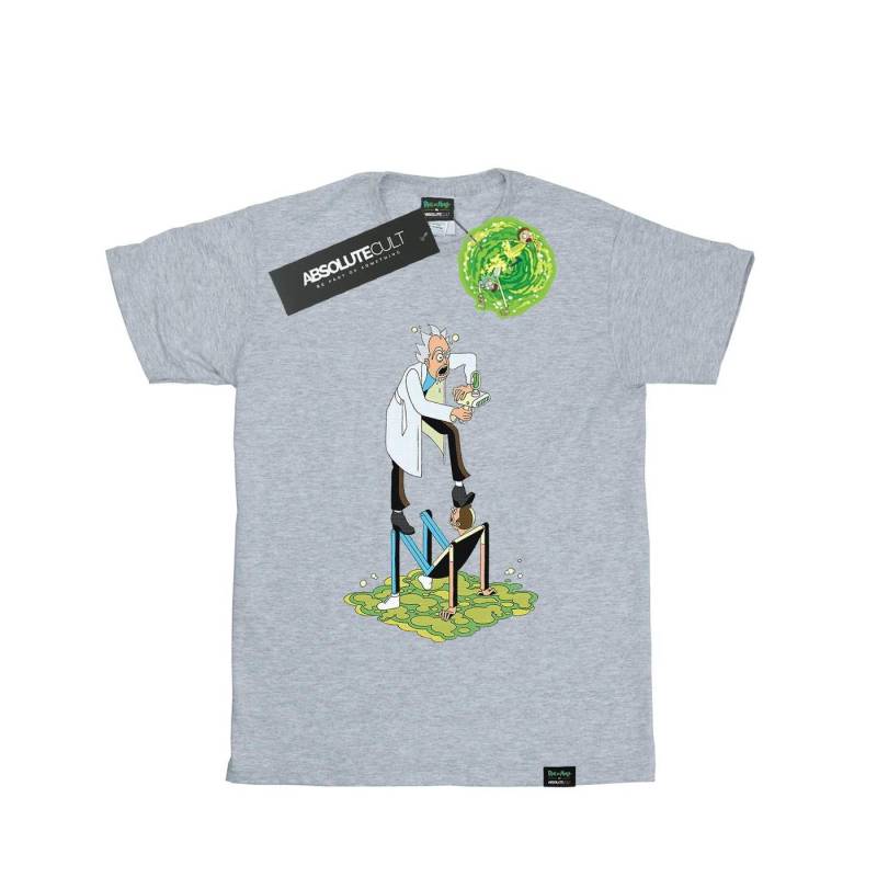 Rick And Morty - TShirt, für Damen, Grau, Größe M von Rick And Morty