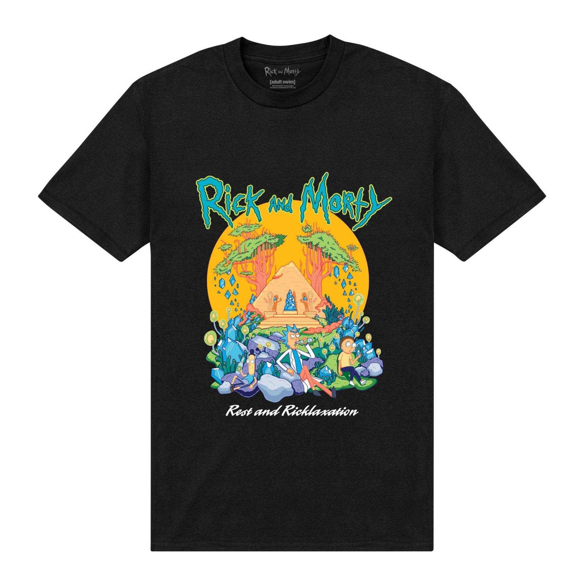 Tshirt Herren Schwarz 3XL von Rick And Morty