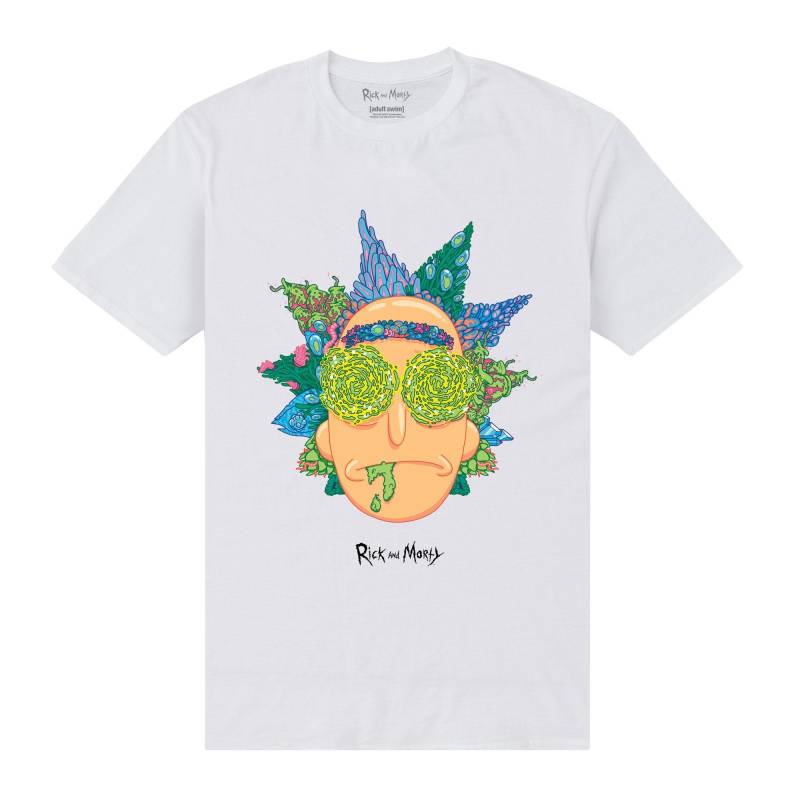 Tshirt Herren Weiss 3XL von Rick And Morty