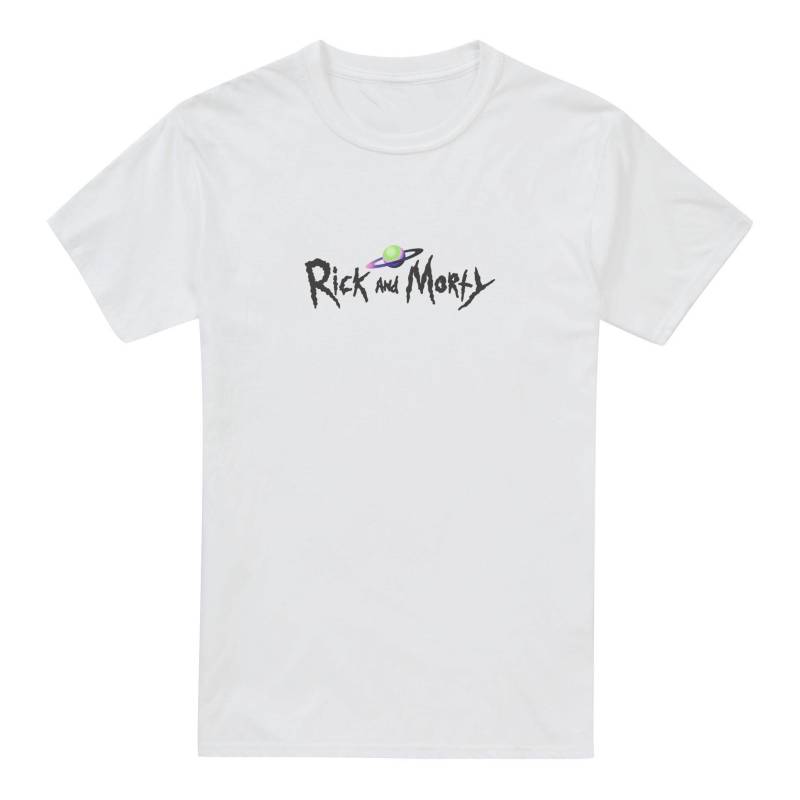 Tshirt Herren Weiss L von Rick And Morty