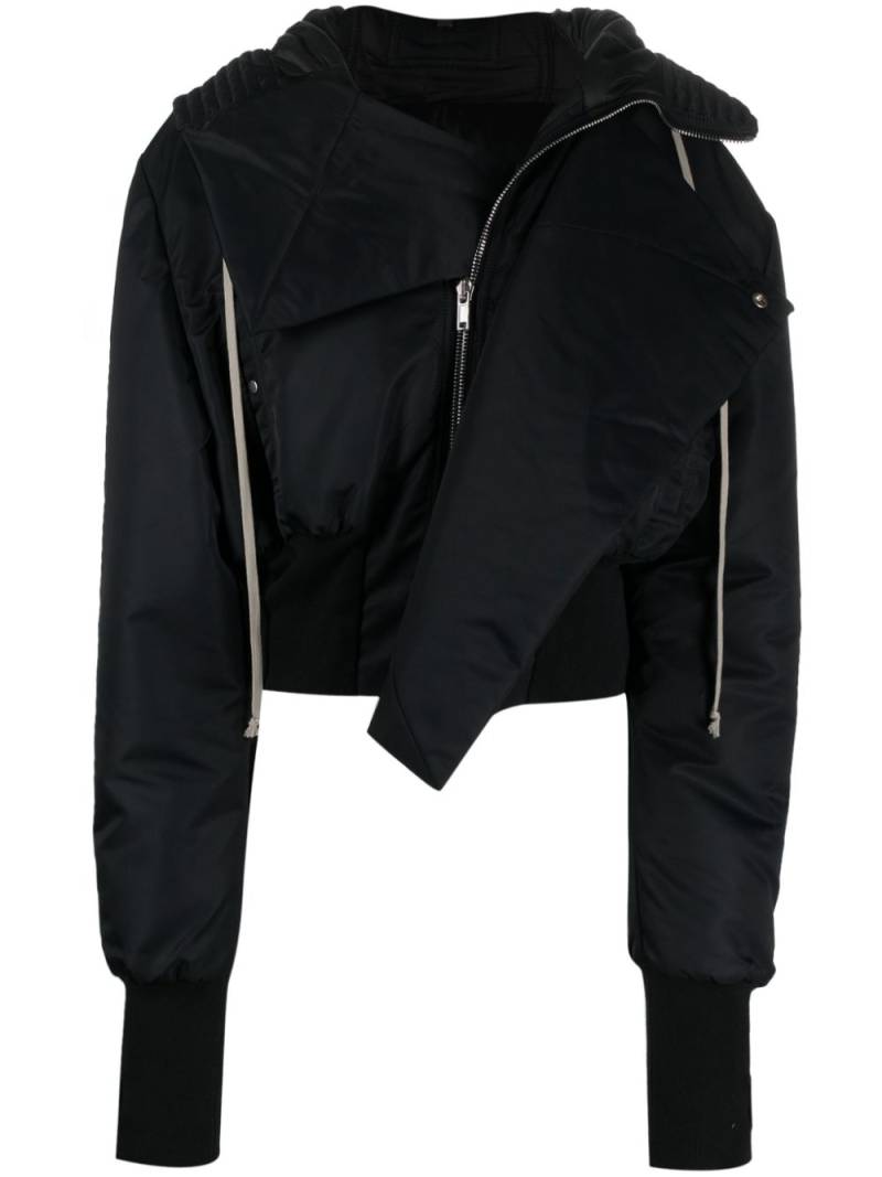 Rick Owens DRKSHDW Alice zip-up jacket - Black von Rick Owens DRKSHDW