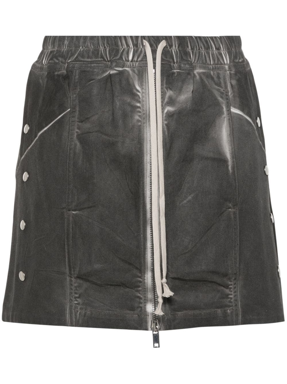 Rick Owens DRKSHDW Babel denim mini skirt - Grey von Rick Owens DRKSHDW