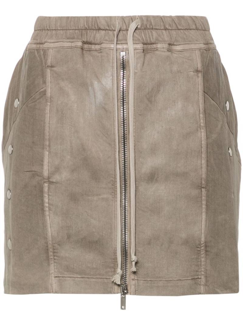 Rick Owens DRKSHDW Babel mini skirt - Brown von Rick Owens DRKSHDW