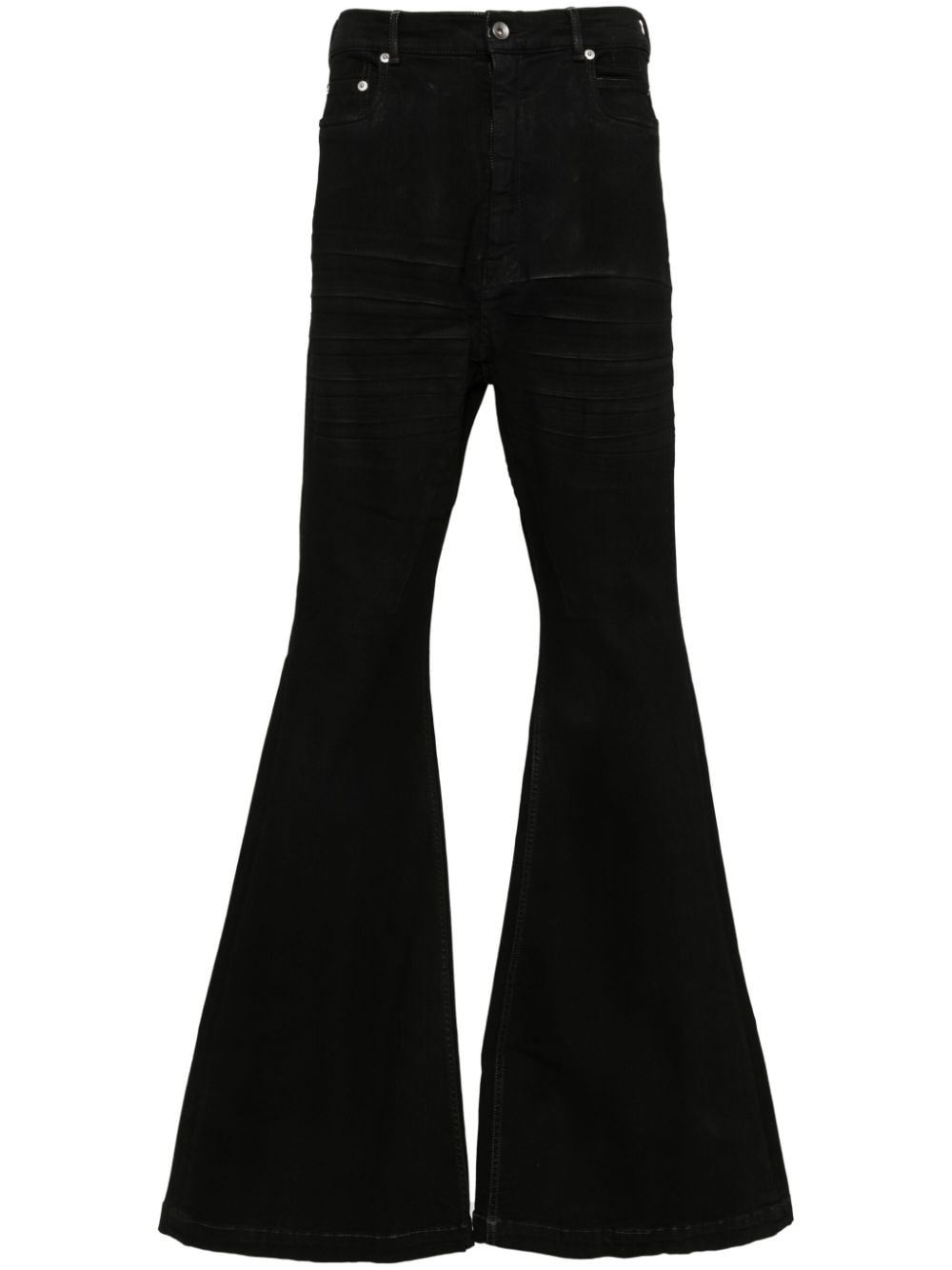 Rick Owens DRKSHDW Bolan high-rise bootcut jeans - Black von Rick Owens DRKSHDW