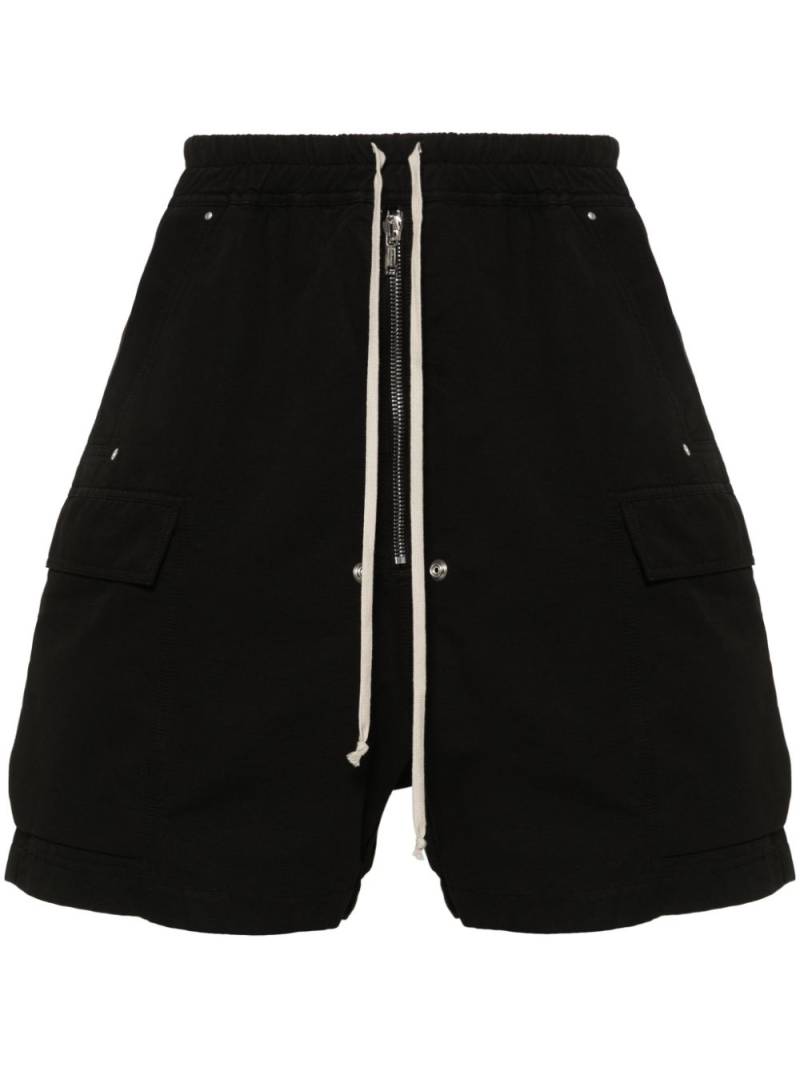 Rick Owens DRKSHDW Cargobela cotton bermuda shorts - Black von Rick Owens DRKSHDW