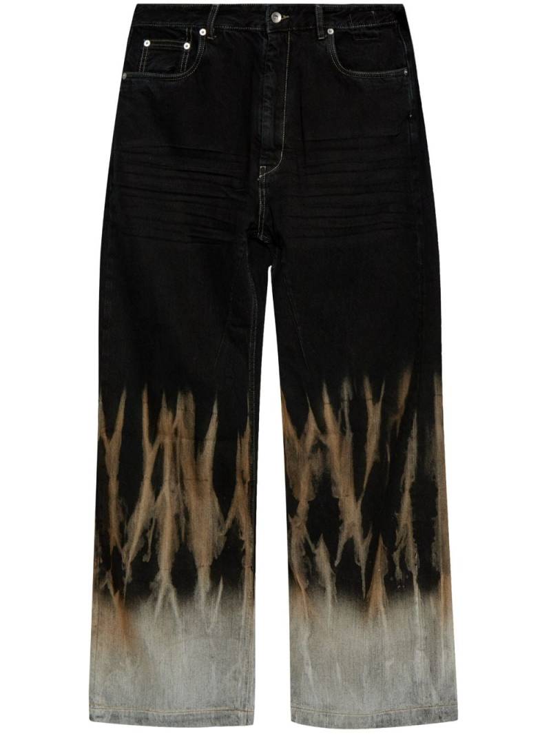 Rick Owens DRKSHDW degradé-effect jeans - Black von Rick Owens DRKSHDW