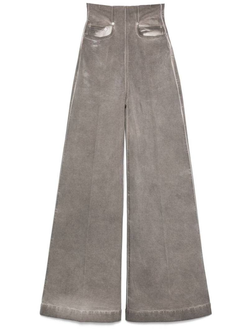 Rick Owens DRKSHDW Dirt Cooper wide-leg jeans - Grey von Rick Owens DRKSHDW