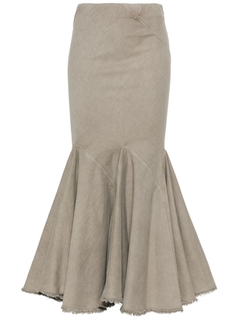 Rick Owens DRKSHDW Divine Bias midi skirt - Neutrals von Rick Owens DRKSHDW