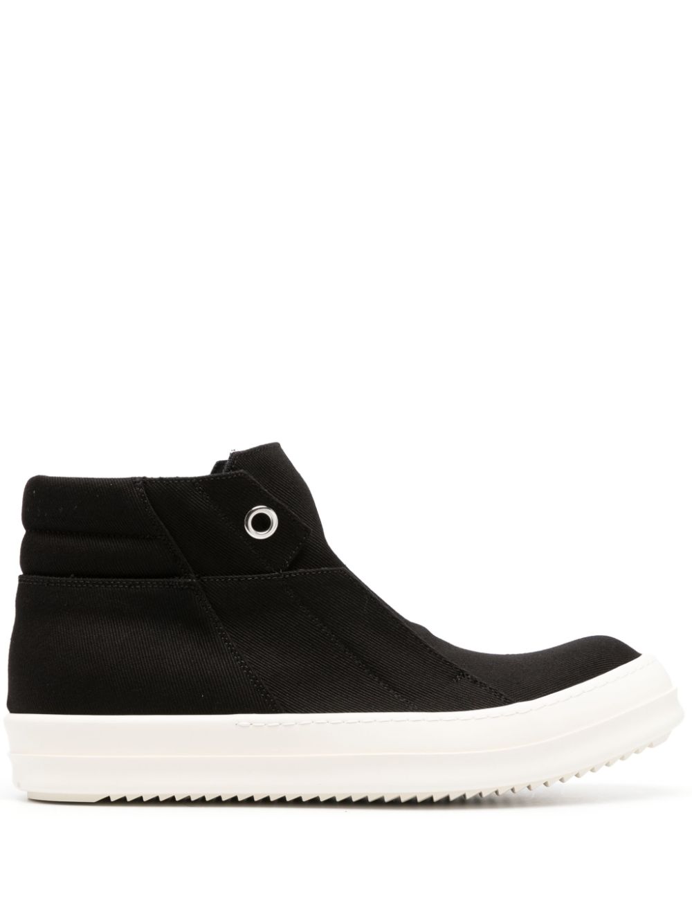 Rick Owens DRKSHDW Dunk laceless sneakers - Black von Rick Owens DRKSHDW