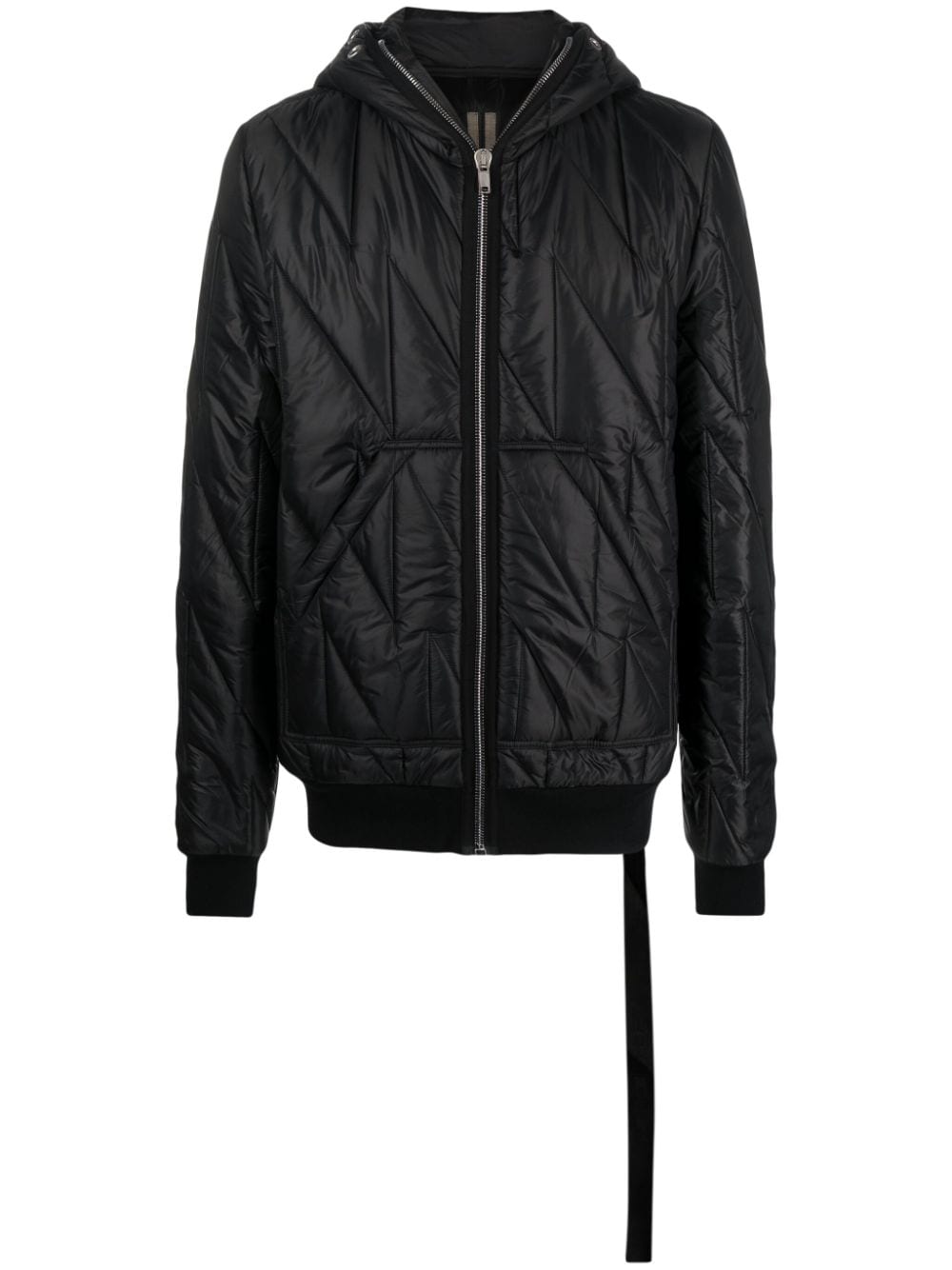 Rick Owens DRKSHDW Gimp quilted hooded jacket - Black von Rick Owens DRKSHDW