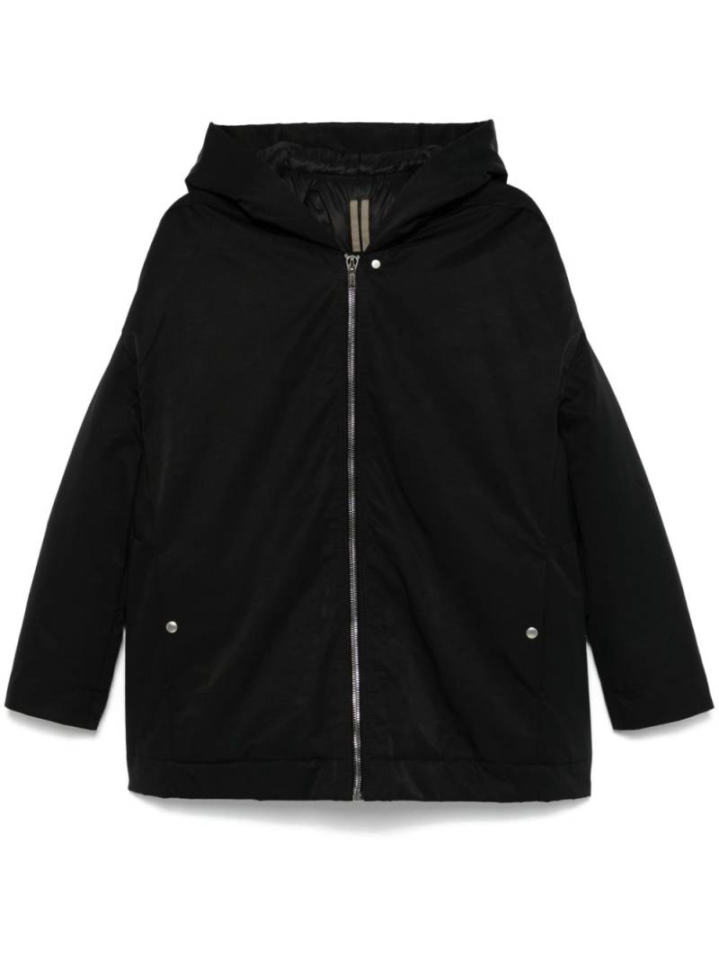 Rick Owens DRKSHDW Hooded Peter coat - Black von Rick Owens DRKSHDW