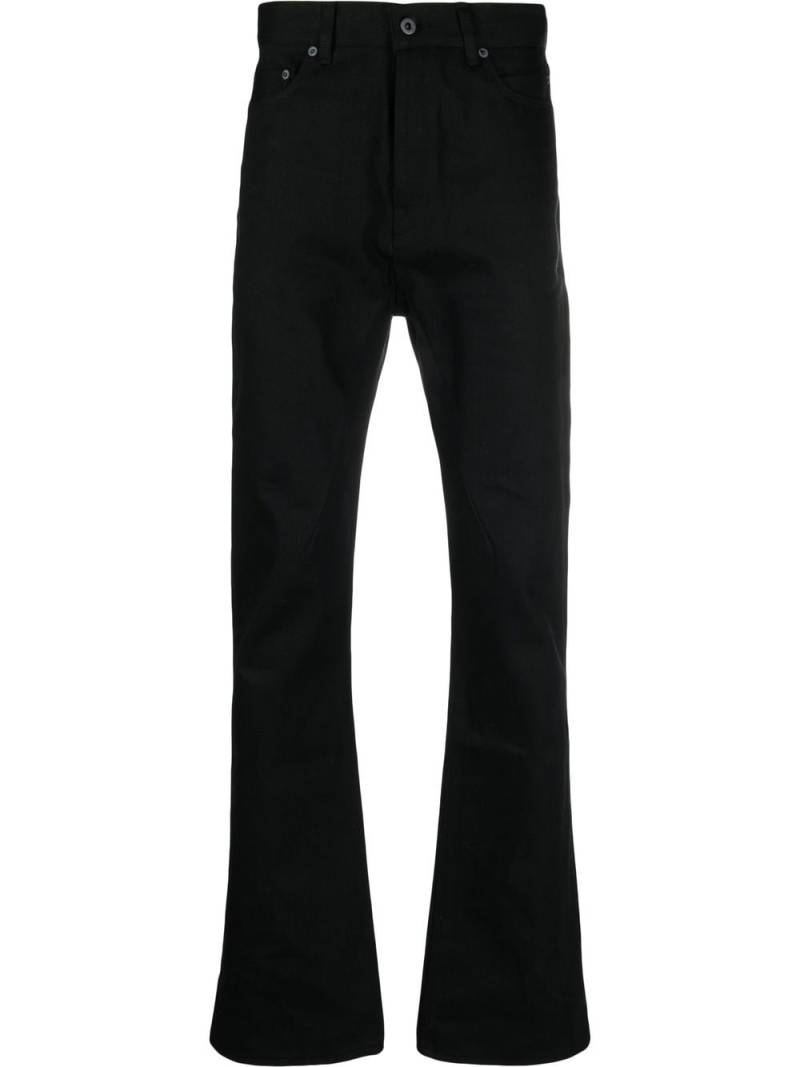 Rick Owens DRKSHDW Jim mid-rise skinny jeans - Black von Rick Owens DRKSHDW