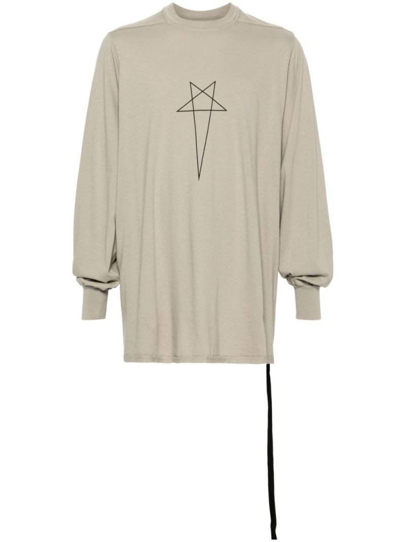 Rick Owens DRKSHDW Jumbo T Pentagram t-shirt - Neutrals von Rick Owens DRKSHDW