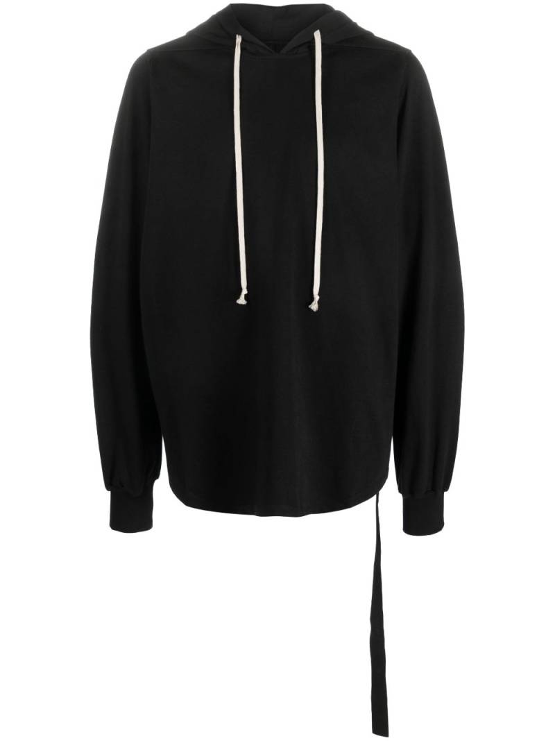 Rick Owens DRKSHDW Jumbo cut-out cotton hoodie - Black von Rick Owens DRKSHDW