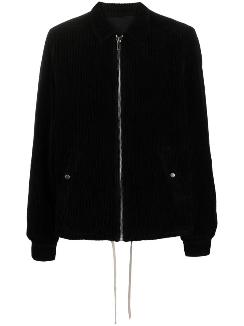 Rick Owens DRKSHDW Luxor corduroy cotton jacket - Black von Rick Owens DRKSHDW