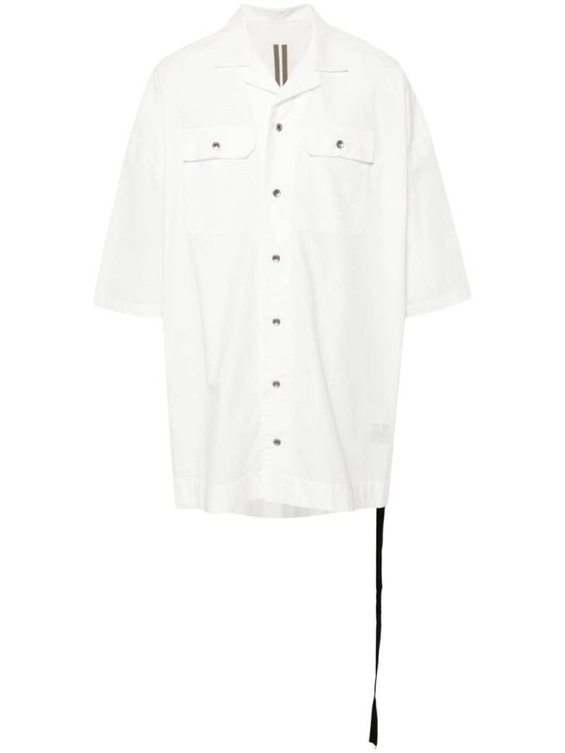 Rick Owens DRKSHDW Magnum Tommy cotton long shirt - White von Rick Owens DRKSHDW