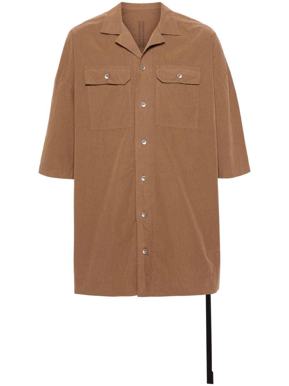 Rick Owens DRKSHDW Magnum Tommy organic-cotton shirt - Brown von Rick Owens DRKSHDW