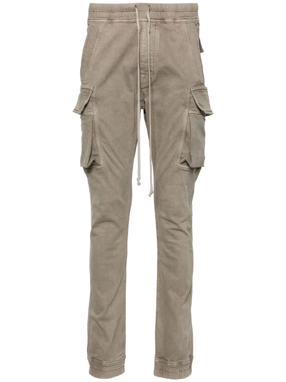 Rick Owens DRKSHDW Mastodon Cut mid-rise slim-fit trousers - Grey von Rick Owens DRKSHDW