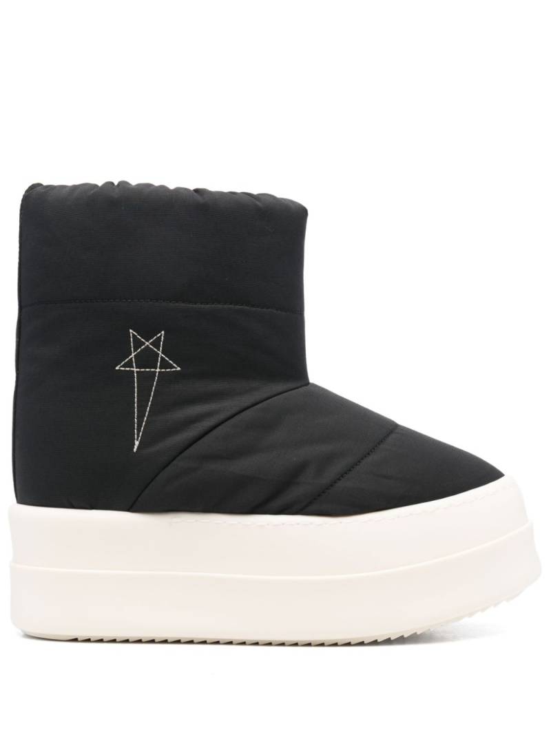 Rick Owens DRKSHDW Mega Bumper boots - Black von Rick Owens DRKSHDW