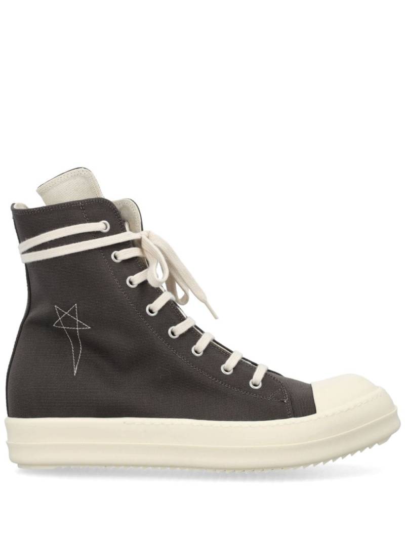 Rick Owens DRKSHDW Pentagram-embroidered sneakers - Black von Rick Owens DRKSHDW