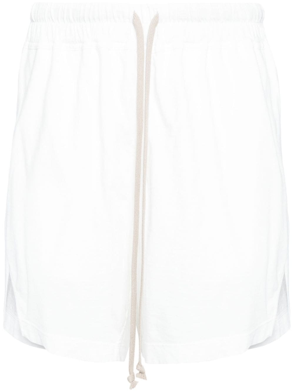 Rick Owens DRKSHDW Phleg cotton track shorts - White von Rick Owens DRKSHDW