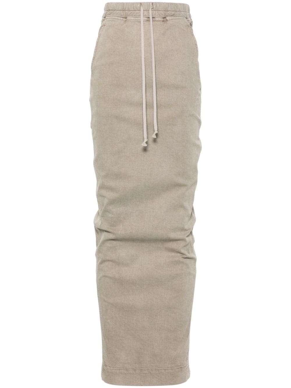 Rick Owens DRKSHDW Pillar denim midi skirt - Neutrals von Rick Owens DRKSHDW