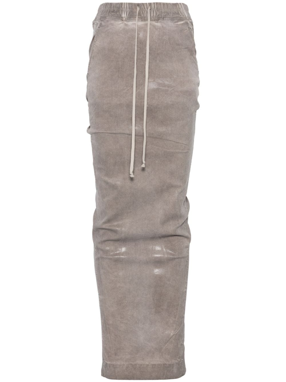 Rick Owens DRKSHDW Pillar denim skirt - Grey von Rick Owens DRKSHDW