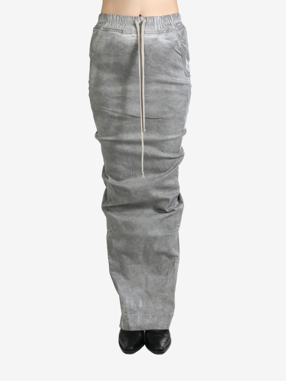 Rick Owens DRKSHDW Pillar skirt - Grey von Rick Owens DRKSHDW