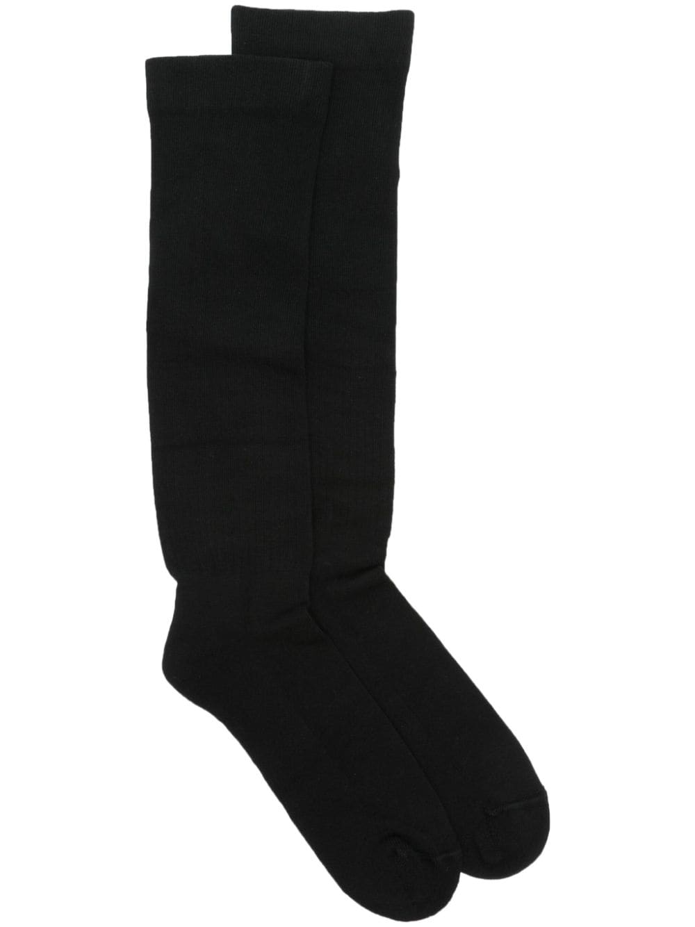 Rick Owens DRKSHDW Porterville knee-high socks - Black von Rick Owens DRKSHDW