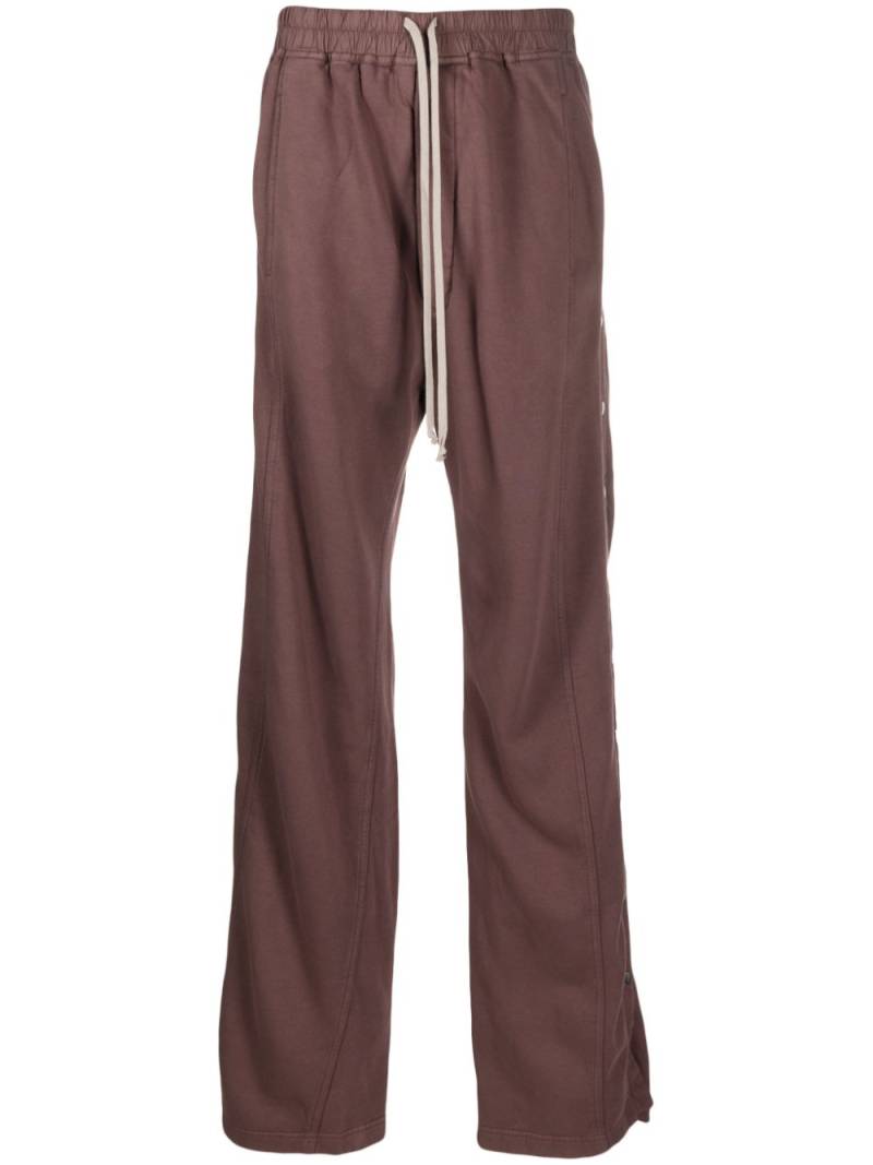 Rick Owens DRKSHDW Pusher cotton track pants - Red von Rick Owens DRKSHDW