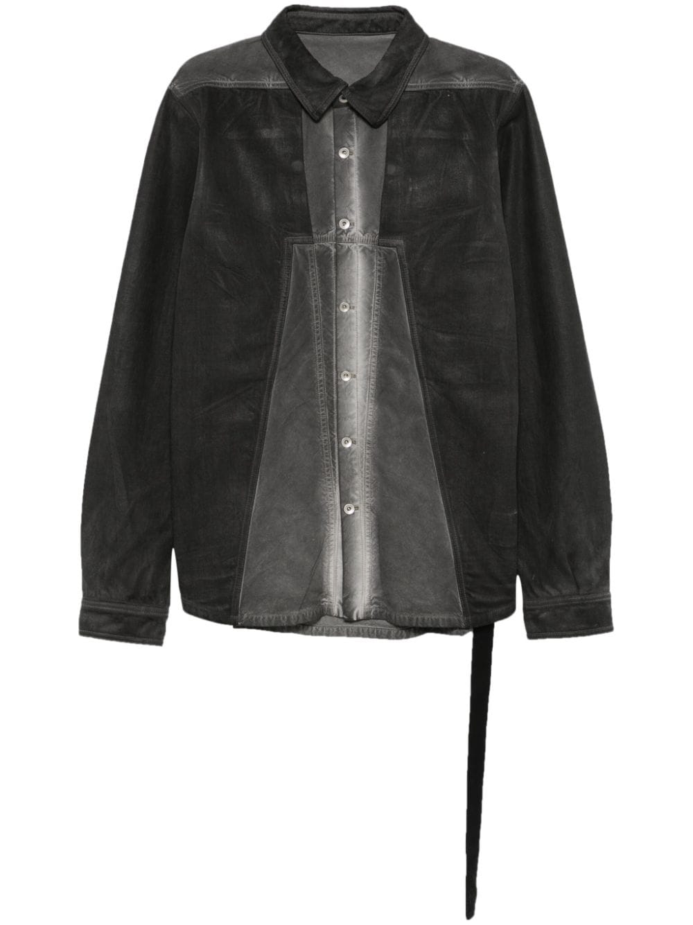 Rick Owens DRKSHDW Splintered shirt - Grey von Rick Owens DRKSHDW