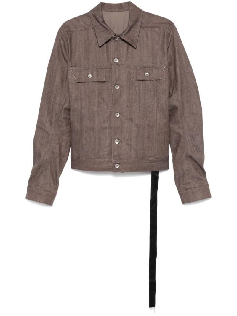 Rick Owens DRKSHDW Trucker jacket - Brown von Rick Owens DRKSHDW