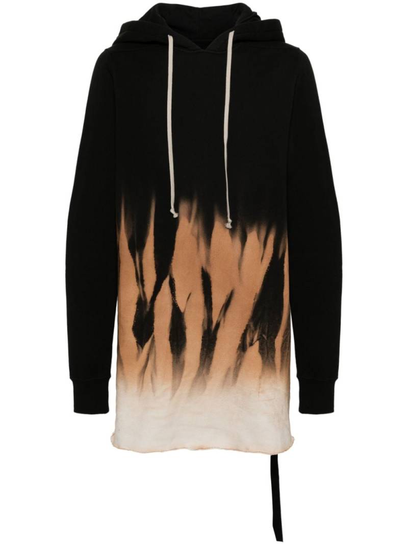 Rick Owens DRKSHDW abstract-print hoodie - Black von Rick Owens DRKSHDW