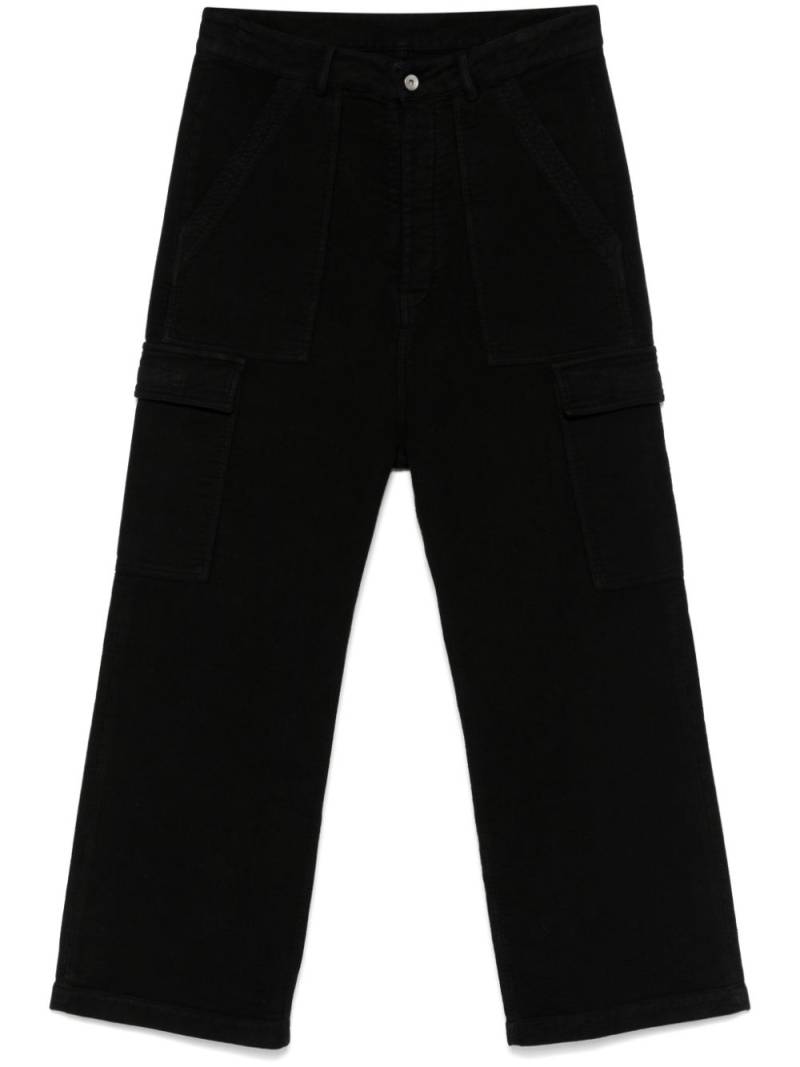 Rick Owens DRKSHDW cotton cargo pants - Black von Rick Owens DRKSHDW