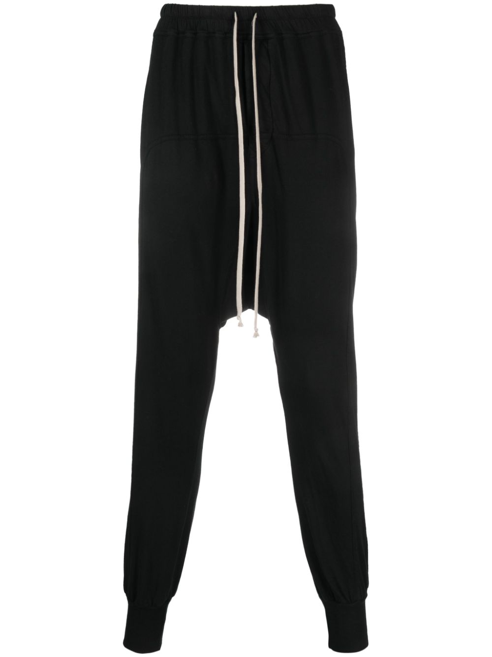 Rick Owens DRKSHDW cotton drop-crotch trousers - Black von Rick Owens DRKSHDW