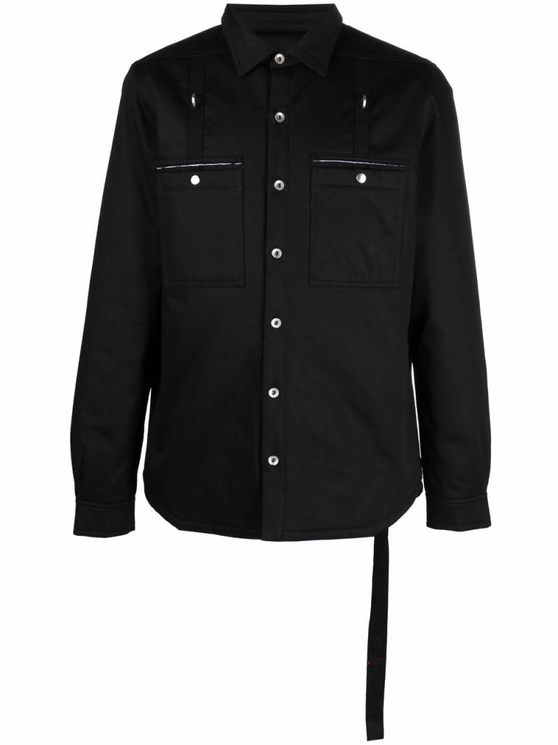 Rick Owens DRKSHDW cotton shirt jacket - Black von Rick Owens DRKSHDW