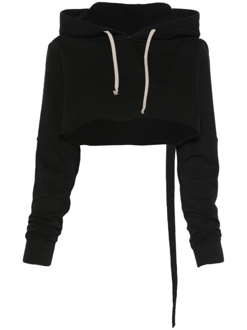 Rick Owens DRKSHDW cropped hoodie - Black von Rick Owens DRKSHDW