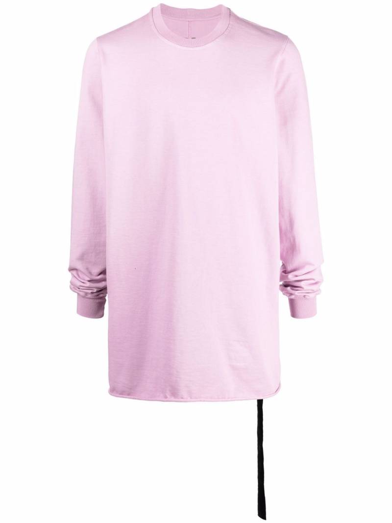 Rick Owens DRKSHDW cut out detail sweatshirt - Pink von Rick Owens DRKSHDW