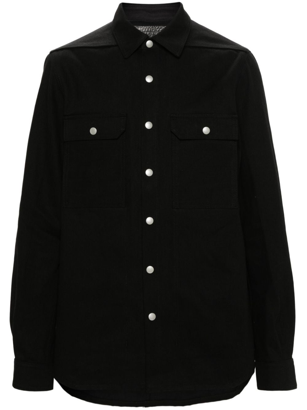 Rick Owens DRKSHDW denim shirt jacket - Black von Rick Owens DRKSHDW