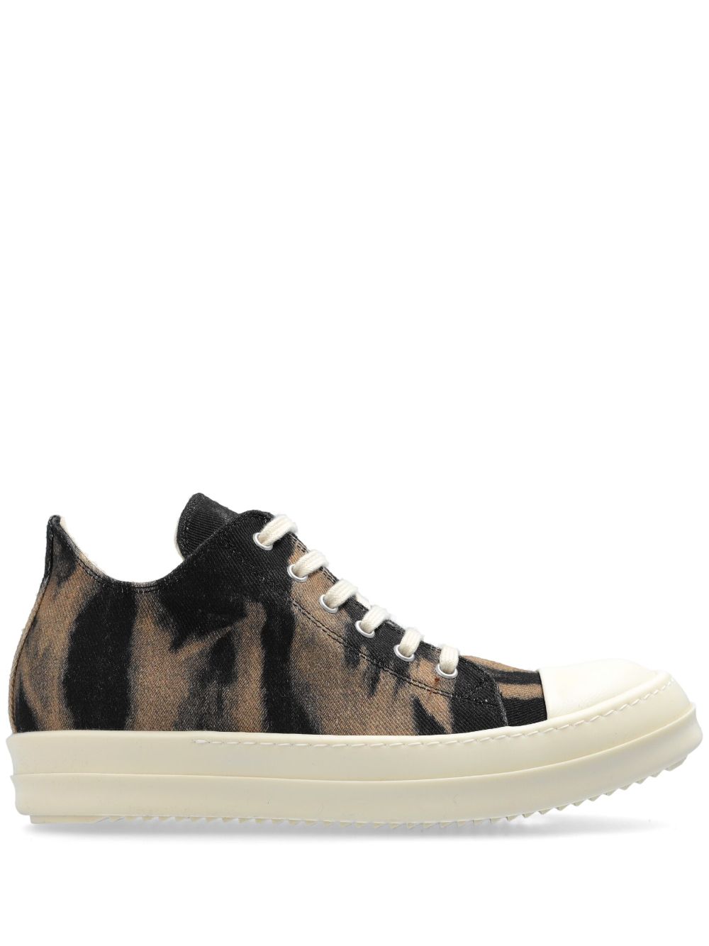 Rick Owens DRKSHDW denim sneakers - Black von Rick Owens DRKSHDW