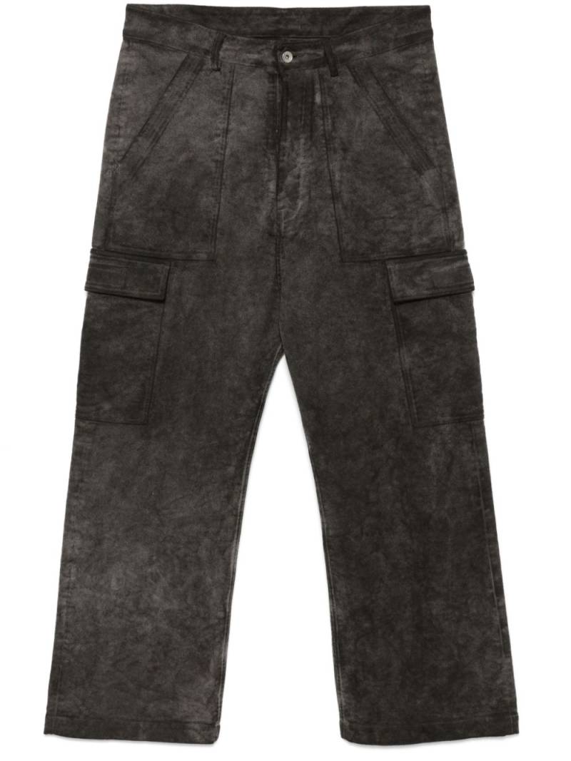 Rick Owens DRKSHDW distressed cargo trousers - Brown von Rick Owens DRKSHDW