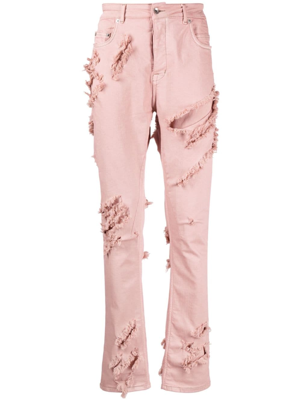 Rick Owens DRKSHDW distressed skinny-fit jeans - Pink von Rick Owens DRKSHDW