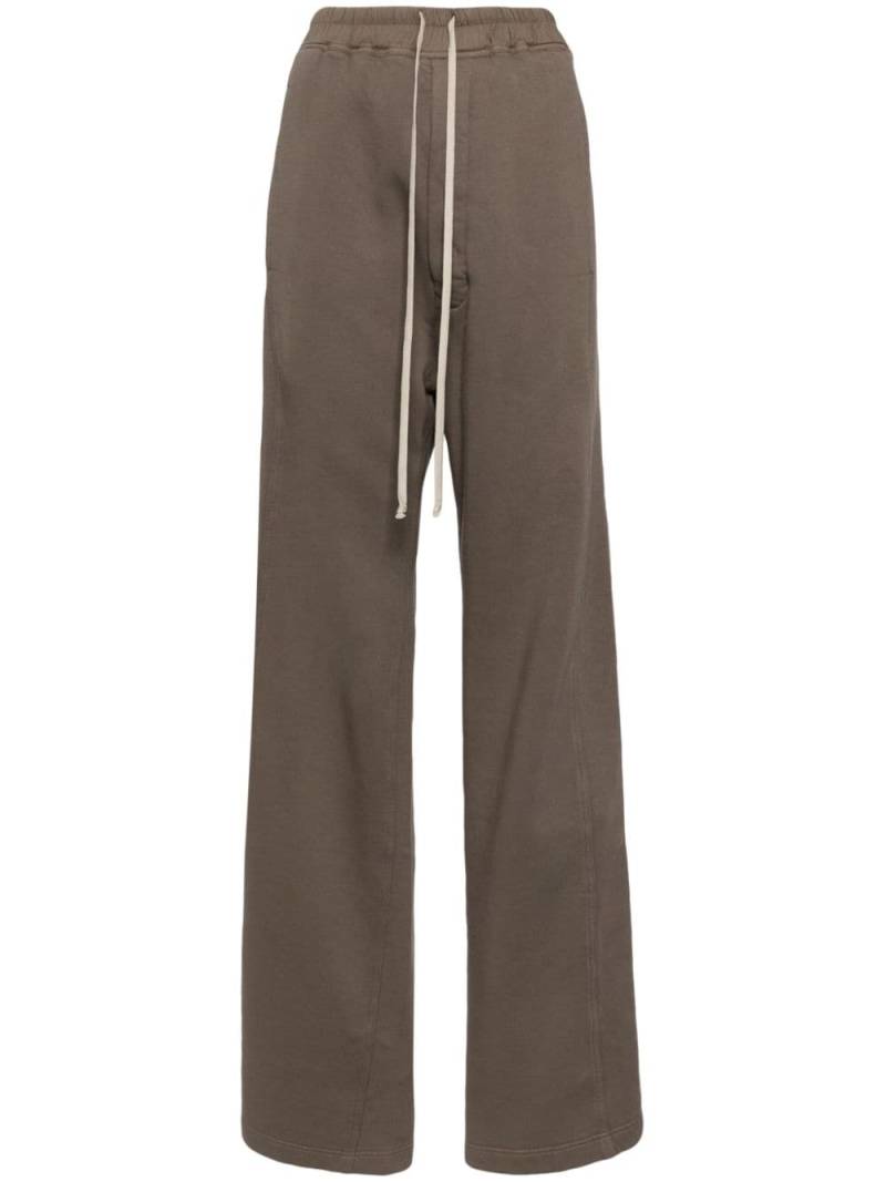 Rick Owens DRKSHDW drawstring cotton wide-leg trousers - Brown von Rick Owens DRKSHDW