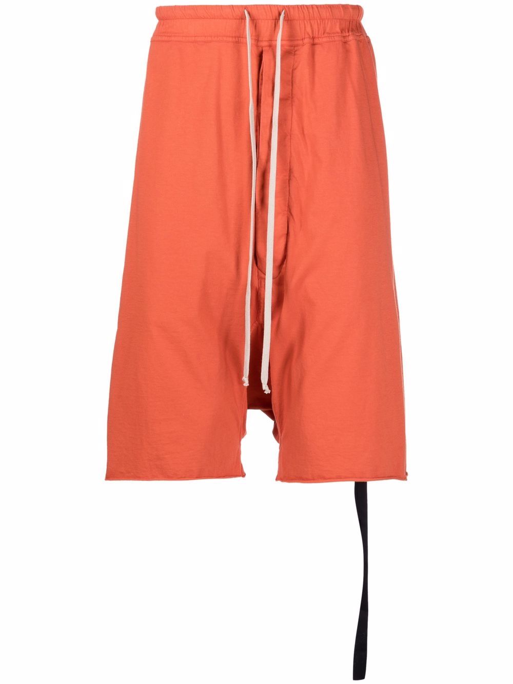 Rick Owens DRKSHDW drawstring-waist drop-crotch shorts - Orange von Rick Owens DRKSHDW