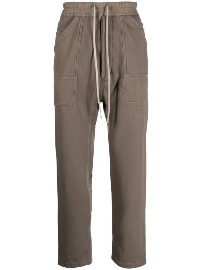 Rick Owens DRKSHDW drawstring-waist drop-crotch trousers - Neutrals von Rick Owens DRKSHDW