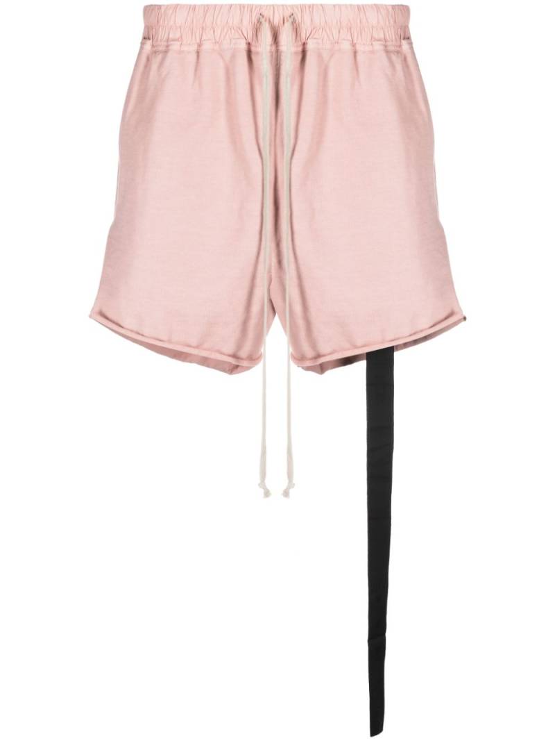 Rick Owens DRKSHDW drawstring waist organic cotton shorts - Pink von Rick Owens DRKSHDW